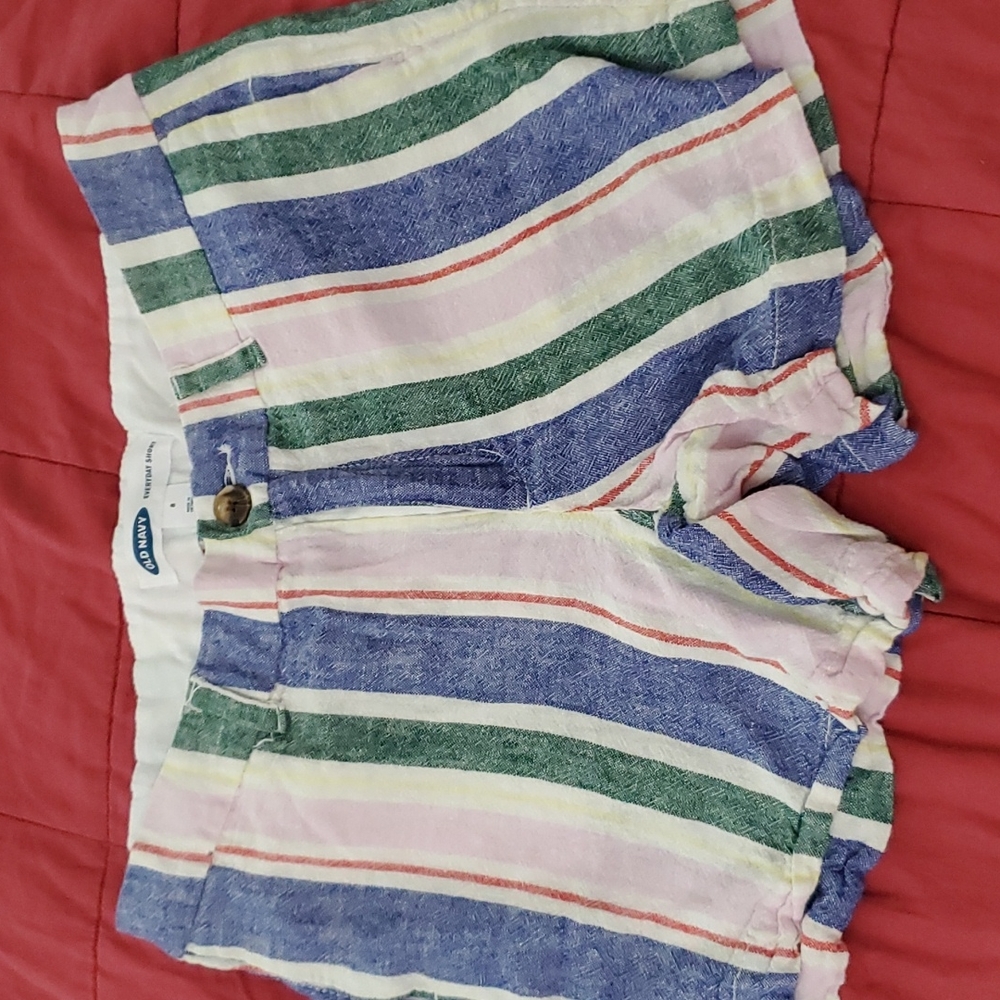 Size 8 old navy linen shorts